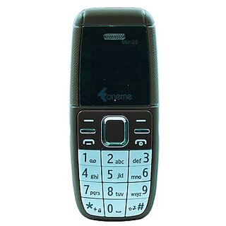                       ONME Mini 30 (Dual Sim, 1.68 Inches Display, 800mAh Battery, Black)                                              