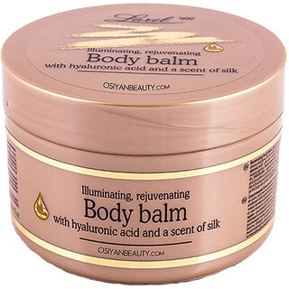                       Illuminating series Rejuvenating body balm with hyalronic acid and a scent of silk (Made in Europe)                                              