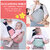 Baby carrier Newborn to Toddler, Adjustable Baby Sling, Lightweight Breathable Baby carrier Wrap with Thick Shoulder