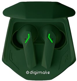 Digimate Powerpods in Ear TWS Black Bluetooth Headset  (Green, True Wireless)