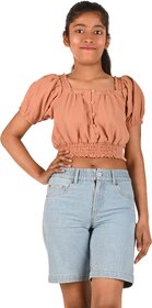 belle bliss girls crop top