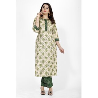                       SVB Saree Multicolour Kurta set                                              