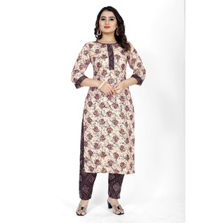                       SVB Saree Multicolour Kurta set                                              
