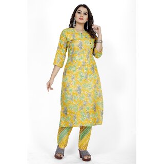                       SVB Saree Multicolour Kurta set                                              