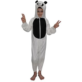                       Kaku Fancy Dresses Panda/Polar Bear International Animal Costume For Kids - White  Black  Animal Fancy Dress For Boys                                              