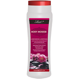                       Moisturizing-soothing body mousse with Japanese cherry extrac 400ml(made in Europe)                                              