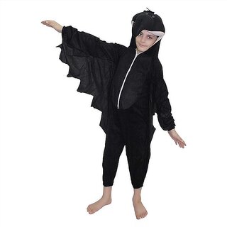                      Kaku Fancy Dresses Crow Bird Costume - Black, For Boys  Girls                                              