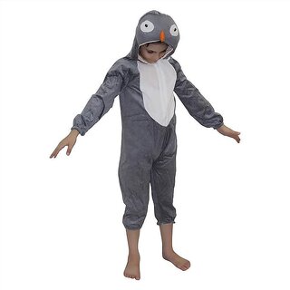                       Kaku Fancy Dresses Owl Bird Costume -Grey, For Boys  Girls                                              
