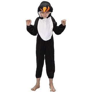                       Kaku Fancy Dresses Woodpecker Bird Costume -Black, For Boys  Girls                                              