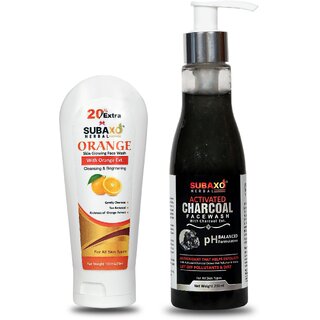                       Herbal Orange Face Wash Vitamin C 120 ml  Activated Charcoal Face WashHerbal Face Wash 200 ml                                              