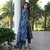 SVB Blue Colour Floral Print Kurta Set