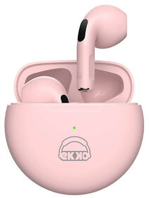 EKKO EARBEATS T03 TWS: 20-Hour Playback, Rich Sound, Twin Connect, Type C Charging, Siri & Google AssistantSkip to product information (Pink)