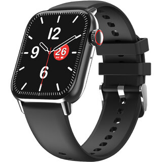                       Pulze NovaX Smart Watch HD 1.83 Sports Mode Smartwatch  (Black Strap, Regular)                                              