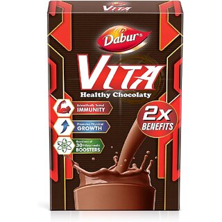                       Dabur Vita Chocolate Health Drink for Physical Growth, Bone  Muscle Growth                                              