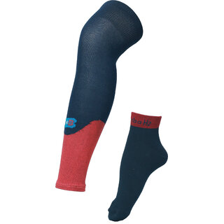 Brimba H2 Black Cotton Over the Knee Socks For Unisex Brimba H2 Black Cotton Over the Knee Socks For Unisex