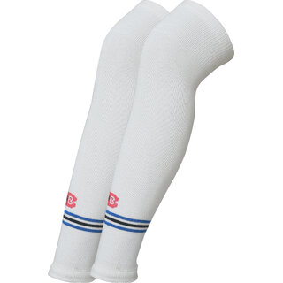                       Brimba H2 White Cotton Over the Knee Socks For Unisex                                              