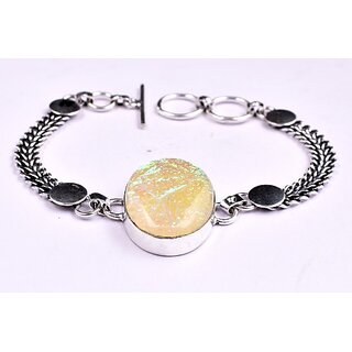 AAR Jewels Brass Beads Silver Charm Bracelet