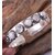 AAR Jewels Brass Moonstone Silver Charm Bracelet