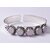 AAR Jewels Brass Quartz Silver Charm Bracelet