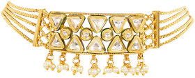 Jewellity Kundan Gold Bracelet for Girls/Women BK-5208