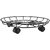 GARDEN DECO 17-Inch Pot Stand with Wheels for Indoor and Outdoor Plants (Set of 1 PC).