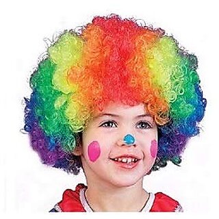 Kaku Fancy Dresses Multicolor Joker Wig Party Prop Party Favour - Multicolor, for Boys Girls Kaku Fancy Dresses Multicolor Joker Wig Party Prop Party Favour - Multicolor, for Boys Girls