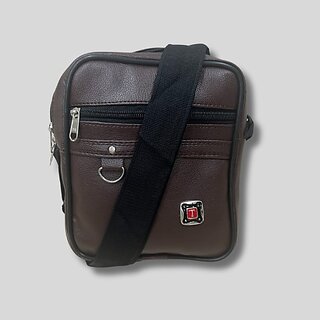 Nesh Global Brown Men Sling Bag