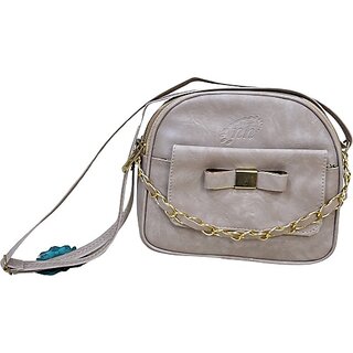                       NH Collections Beige Women Sling Bag                                              