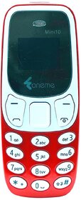 Oneme MINI10 (Dual Sim, 0.66  Inch Display, 800mAh Battery, Red)