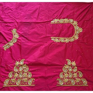                       OMSAIFAB Cotton Silk Self Design Blouse Material                                              
