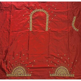                       OMSAIFAB Cotton Silk Self Design Blouse Material                                              