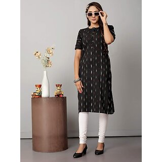 New Women OMSAIFAB Casual Printed Women Black Top 2025 at ShopCircuit | ONDC