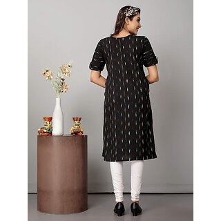 New Women OMSAIFAB Casual Printed Women Black Top 2025 at ShopCircuit | ONDC