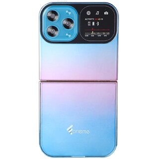                       Oneme Fold Z (Dual Sim, 2 Inch Display, 1050mAh Battery, Light Blue)                                              