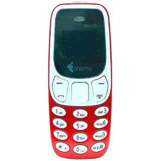Oneme MINI10 (Dual Sim, 0.66 Inch Display, 800mAh Battery, Red) Oneme MINI10 (Dual Sim, 0.66 Inch Display, 800mAh Battery, Red)