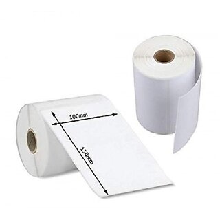                       Zofia 35Inch Watermark Direct Stickers 400 Labels Per Roll (No Need Of Ribbon) Self Permanent Adhesive Paper Label (White)                                              