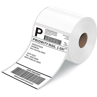                       Spystore Thermal Printer Roll Shipping Label 35 And 500 Labels Label Roll Paper Label (White)                                              