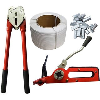 B K Jagan And Co Golden Eagle Crimper Set,400 Clips,Strap Roll 3Kg 12Mm. Hand Tool Kit (2 Tools) B K Jagan And Co Golden Eagle Crimper Set,400 Clips,Strap Roll 3Kg 12Mm. Hand Tool Kit (2 Tools)