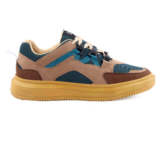 Chic Men Hakkel Mens Beige Lace-up Casual Shoes 2025 at ShopCircuit | ONDC