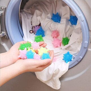                       Soft Star Washing Machine, Laundry Dryer Balls Laundry Ball for Household Cleaning Washing Machine Clothes Softener (10                                              