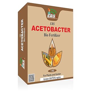                       EBS Acetobacter Bio Fertilizer For all Crops And Plants (10 Kg (Pack of 10))                                              