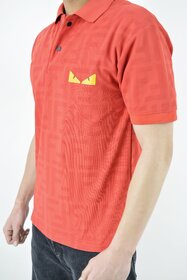 Cool Red Combed Polo T shirt