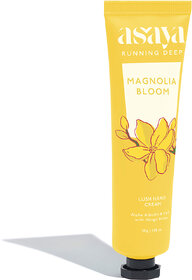 Asaya Magnolia Bloom Hand Cream  Softens Dry, Rough Hands  Reduces Pigmentation  Alpha Arbutin, Mango Butter  Vit E