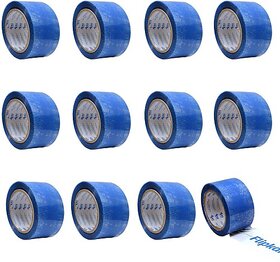 Submarine Packaging Tape - 2  (Pack Of 12Pcs) 40 Micron 65 M Single Sided Tape (Blue Pack Of 12)