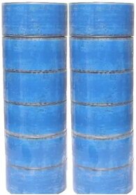 Kips Pack Of 12 Pcs Branded Packaging Tape (Manual) (Set Of 2, Blue)