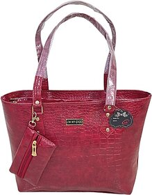 NH Collections Women Red Tote (Pack of 2)