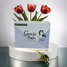 Genie Pads - Biodegradable Organic Cotton Sanitary Pads - XL
