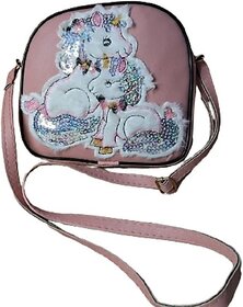 Anay Pink Sling Bag Fancy Styles Unicorn Sling Bag For Female Woman And Ladies