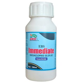 EBS Immediate (Imidacloprid 30.5 SC) 100ml Control Termites Aphid Jassids Whitefly Thrips white And brown plant hopper on Chilli Tomato Potato Soya Brinjal wheat Cotton EBS Immediate (Imidacloprid 30.5 SC) 100ml Control Termites Aphid Jassids Whitefly Thrips white And brown plant hopper on Chilli Tomato Potato Soya Brinjal wheat Cotton
