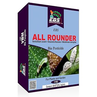                       EBS Bio ALL ROUNDER (verticillium Lecanii + Beauveria Bassiana + Metarhizium Anisopliae) for Plant Nursary and Garden                                              